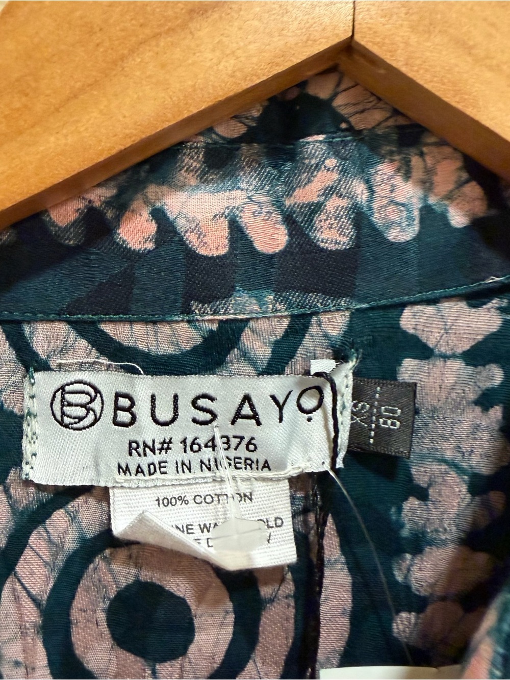 NWT Tuckernuck Busayo Block Print Bohemian Black & Blush Tiered Maxi Dress XS - Picture 10 of 10